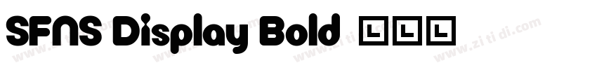 SFNS Display Bold字体转换 SFNS Display Bold字体转换